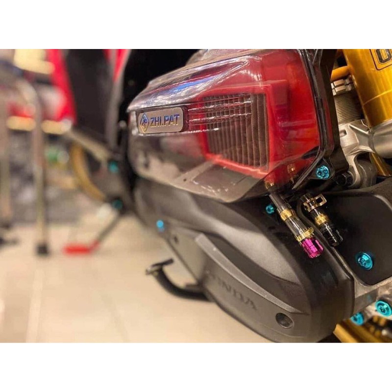 Ống xả cặn Pô E các dòng xe tay ga gắn Trang trí