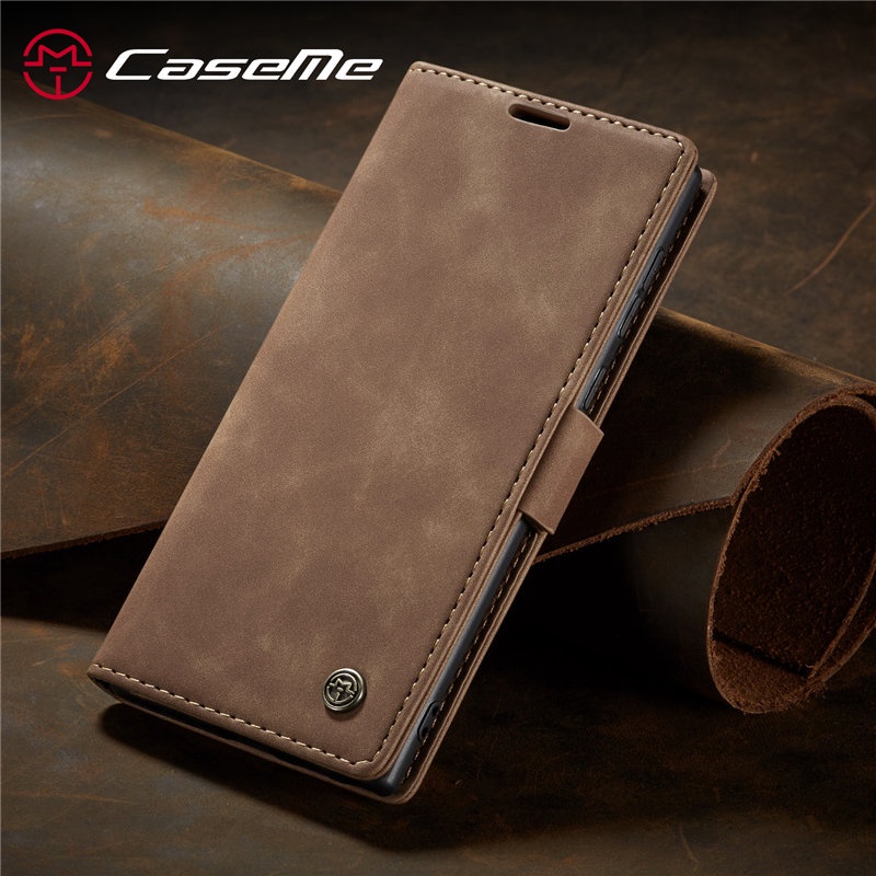 Caseme Bao Da Pu Điện Thoại Nắp Lật Nam Châm Kiêm Ví Tự Động Cho Samsung Galaxy Note 20 Ultra Note 20 10 Plus 10 Lite Note10 Ốp