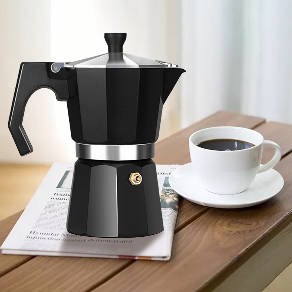 Ấm Pha Cà Phê Espresso Kiểu Cổ Điển Dễ Sử Dụng