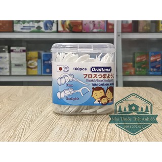Hộp Tăm Chỉ Nha Khoa Oraltana 100 chiếc
