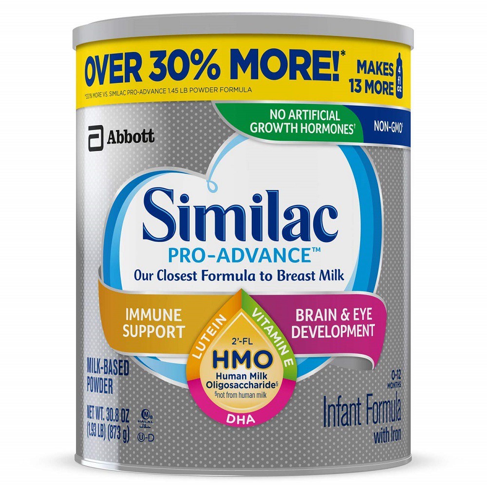 Sữa Similac Pro-Advance cho bé từ 0 - 12 tháng tuổi, loại 873g của Mỹ