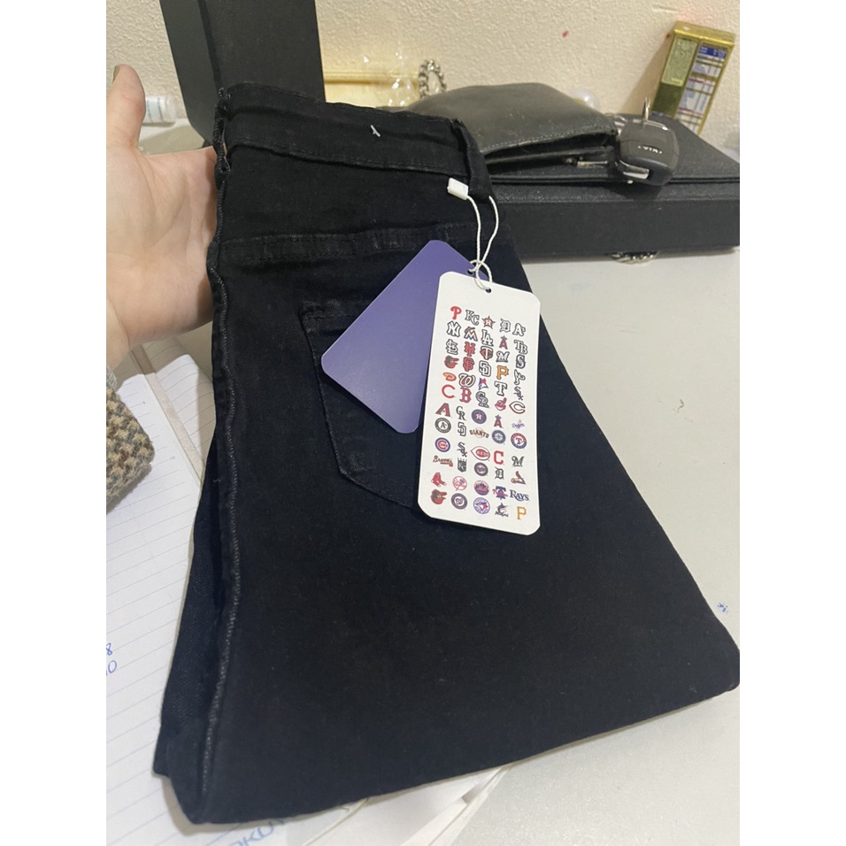 [Mã FAMARAL1 giảm 10K đơn 50K] QUẦN BÒ ĐEN SKINNY MBL CHO NỮ