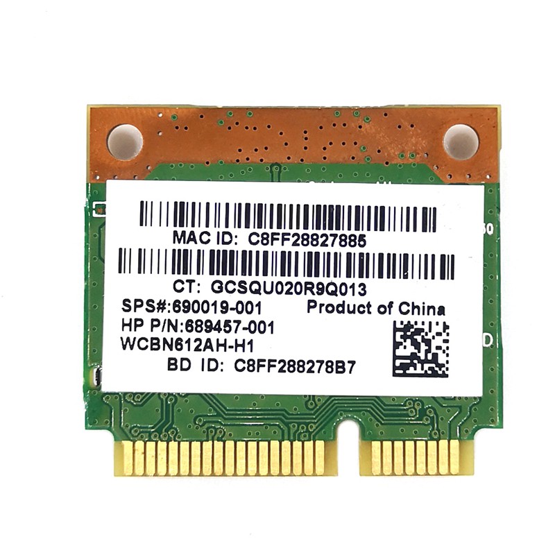 Card Wifi Ar9565 Qcwb335 Mini Pcie Bluetooth 4.0 Cho Xp Win7 / 8 Linux