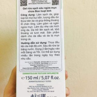 Sữa rửa mặt DERMACOS