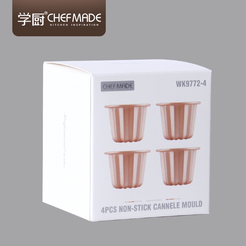 CHEFMADE Khuôn Làm Bánh Mousse Hình Chuông Vàng Wk9772