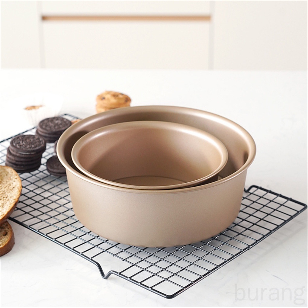 Khuôn làm bánh hình tròn bằng thép carbon chống dính có thể tháo rời