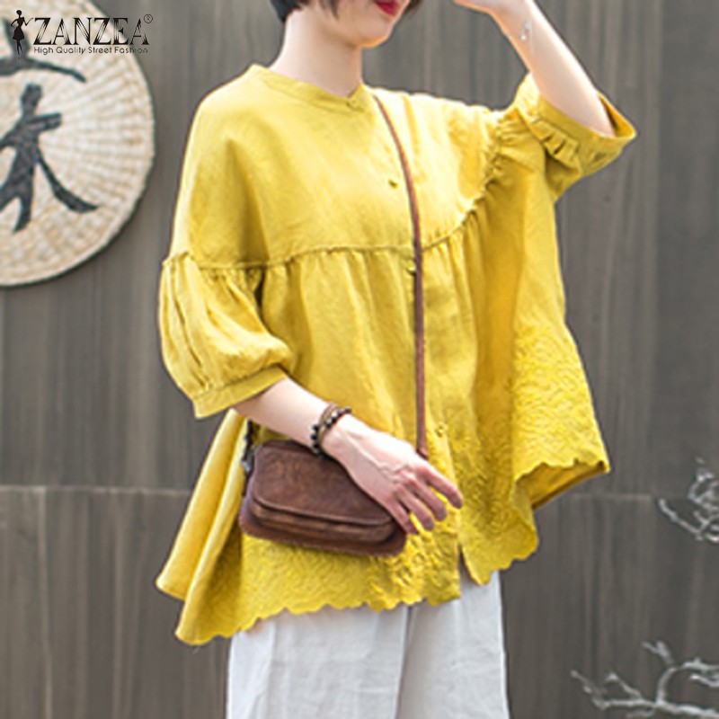 Áo ZANZEA Tay Lửng Thời Trang Cho Nữ | BigBuy360 - bigbuy360.vn