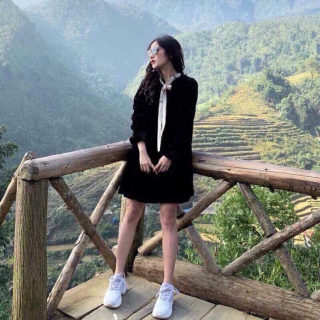 Váy xuất zara nâu