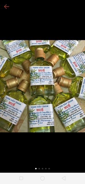 Tinh dầu tràm Huế 100ml nguyên chất.