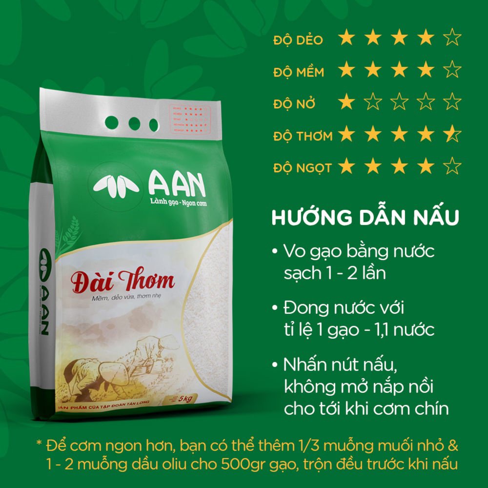 Gạo Đài Thơm 8, 5Kg