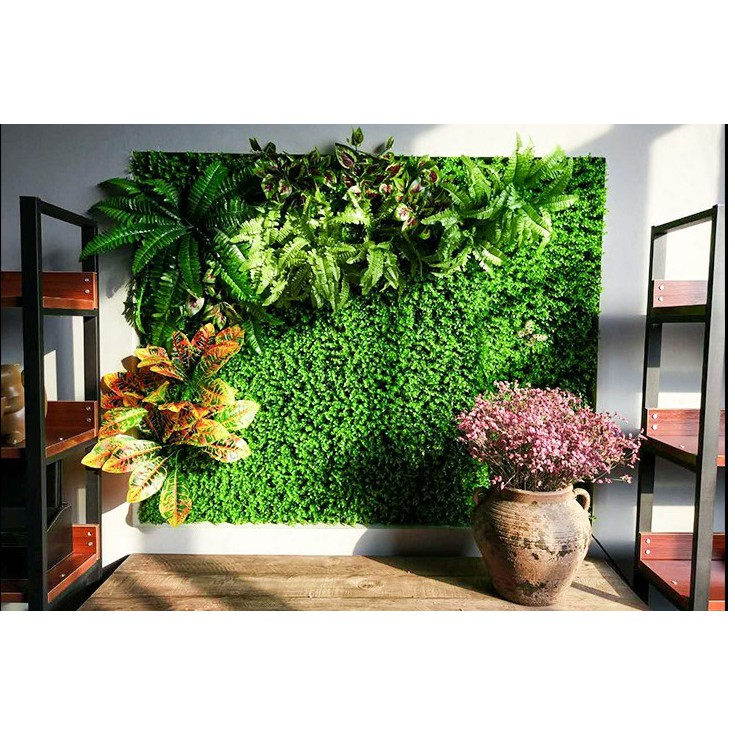 Thảm cỏ nhân tạo - tấm cỏ nhựa tai chuột, hàng nhập cao cấp, loại 247 bông và 308 bông, kích thước 40x60cm