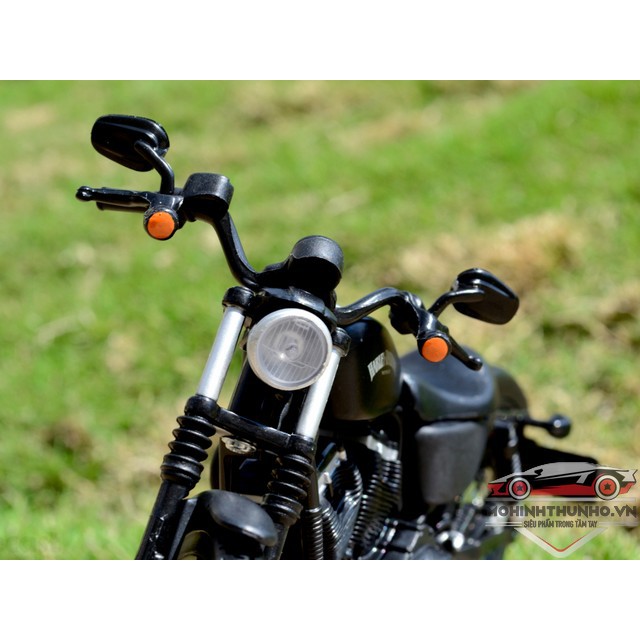 Xe mô hình mô tô Harley Davidson Sportster Iron 883, tỉ lệ 1:12