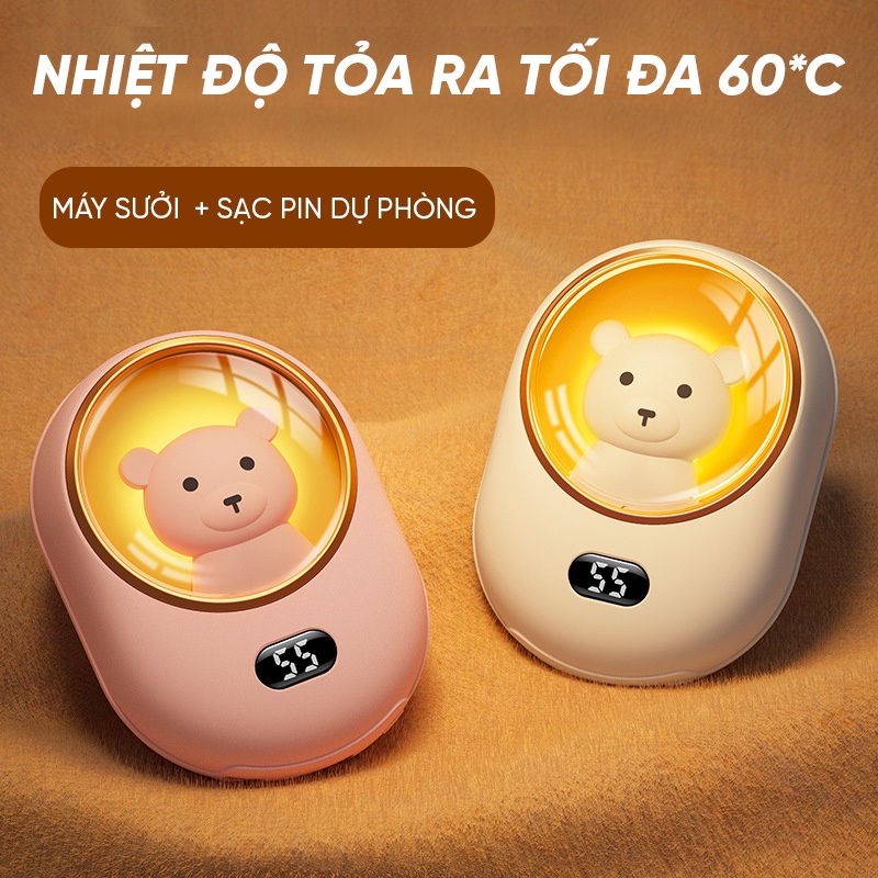 Máy sưởi ấm mini cầm tay thông minh cao cấp – Máy sưởi ấm tay cao cấp, sạc pin dự phòng
