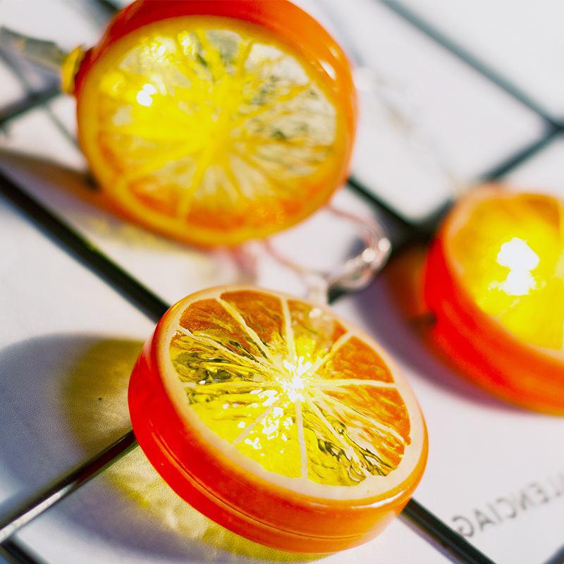 Dây Đèn LED Hình Lát Chanh Trang Trí Phòng