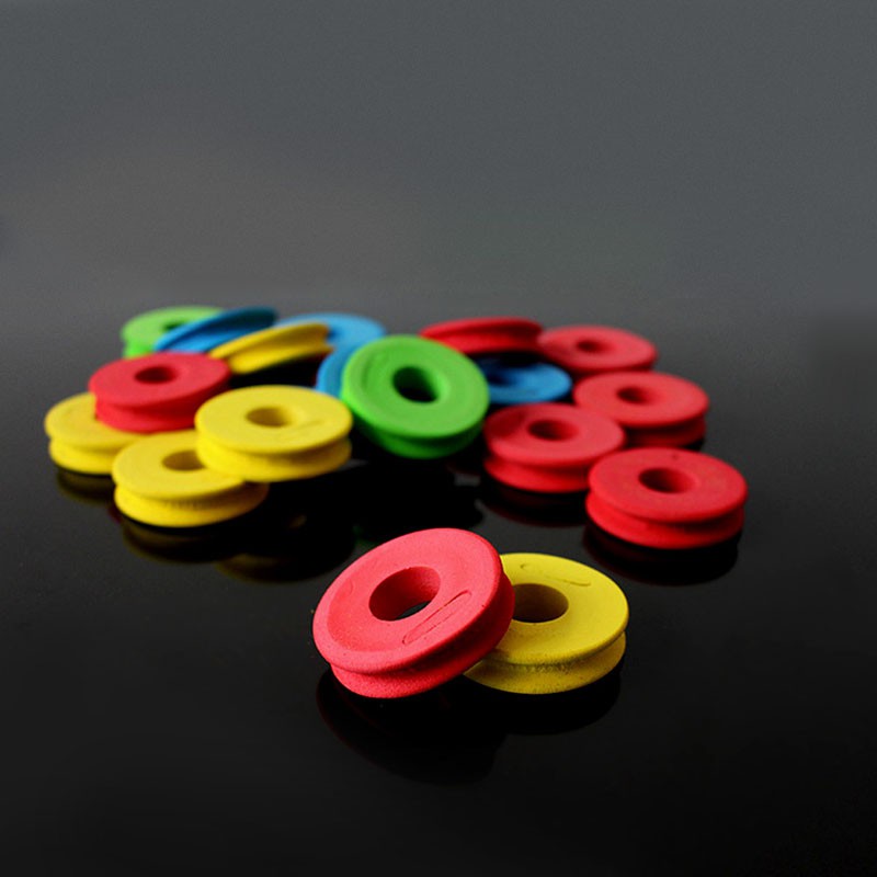 Set 100 đĩa quấn dây câu cá hình tròn thiết kế độc đáo bằng xốp