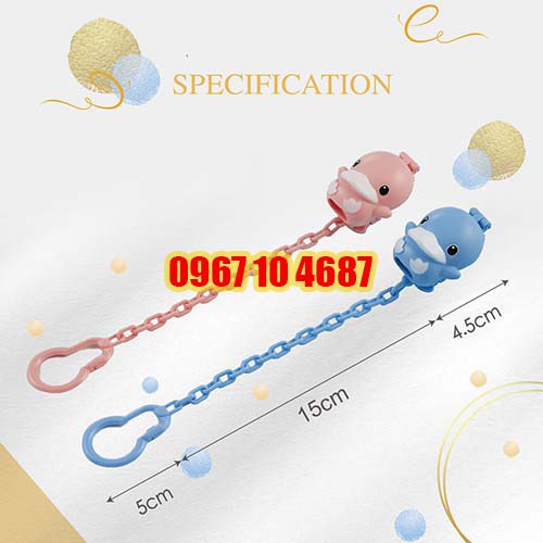 Dây giữ ti giả có hộp đựng ti Kuku ku5492
