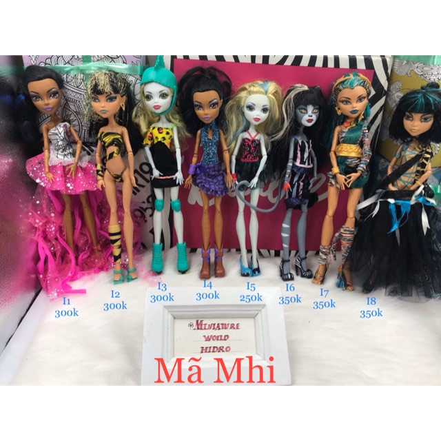 Búp bê MH chính hãng, full đồ. Búp bê monster high. Mã Mhi