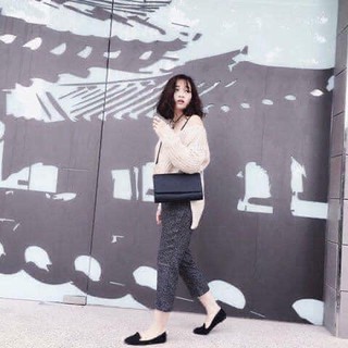 Giày búp bê Loafer H&M màu đen