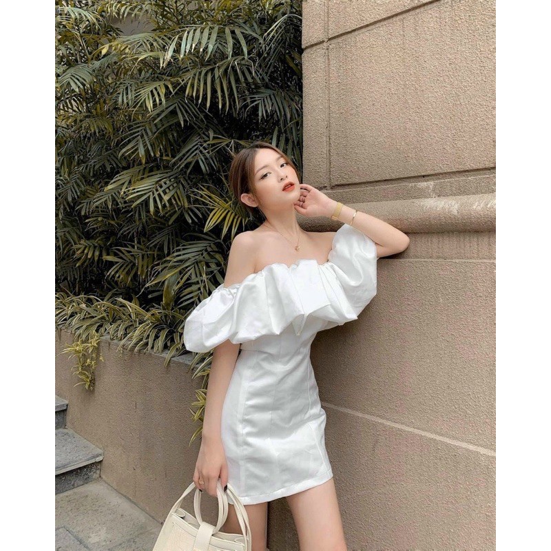 Đầm bèo ống bẹt vai 5màu phong cách đi tiệc đi chơi 💖 KÈM ẢNH THẬT 💖 BAO KIỂM ❌ | BigBuy360 - bigbuy360.vn