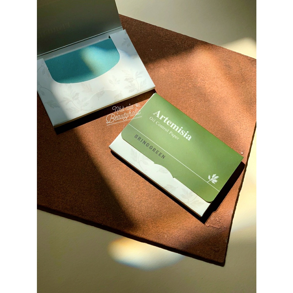 Giấy thấm dầu ngải cứu BRING GREEN ARTEMISIA OIL ONTROL PAPER