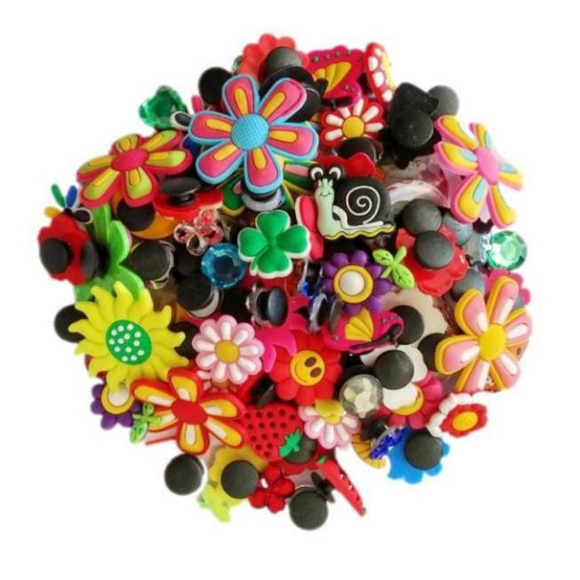 1k1k 1K Jibbit, Stick gắn dép crocs hoạt hình nhiều mẫu