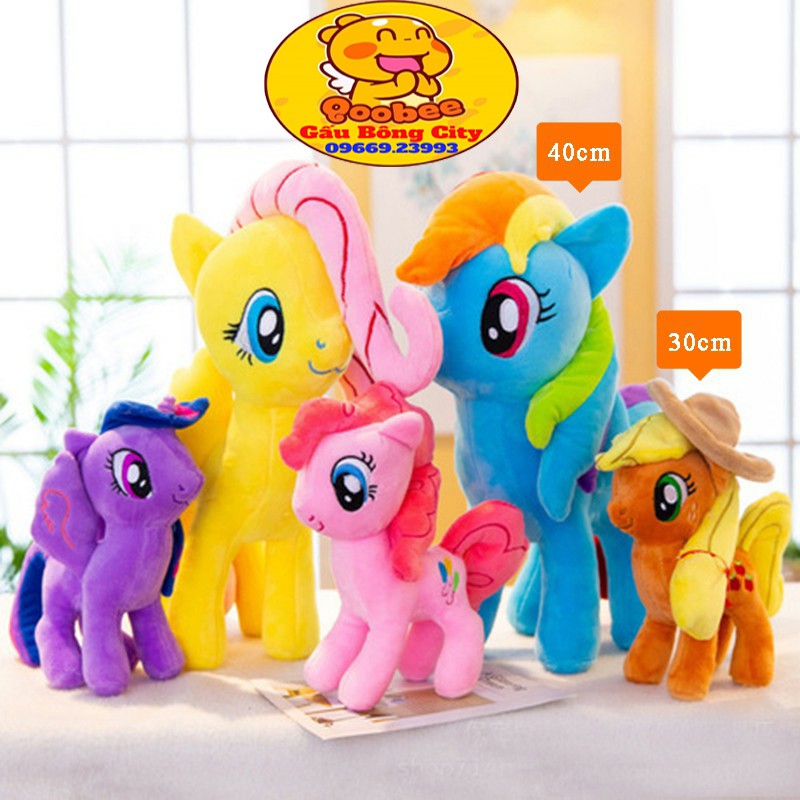 Gấu Bông Ngựa Pony Quà Tặng Cho Bé Ngựa Unicorn Cao Cấp Phụ Kiện Sinh Nhật - Thú Kì Lân Nhồi Bông