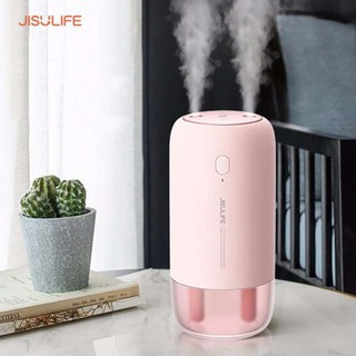 Máy phun sương Jisulife JB08 - Tạo ẩm không khí và giữ ẩm da 500ml - Hai chế độ phun đơn và kép hoạt động tối đa 10h