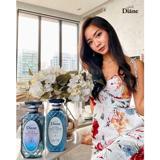 Dầu Gội Chống Lão Hóa Tăng Cường Dưỡng Chất Tóc Ban Đêm Tinh Dầu Cao Cấp Nhật Bản MOIST DIANE 450ML