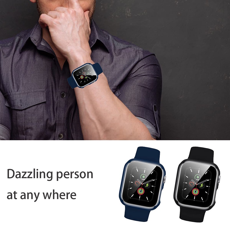 Miếng Dán Bảo Vệ Màn Hình Chống Sốc Cho iwatch 7 6 5 4 321 45mm 41mm