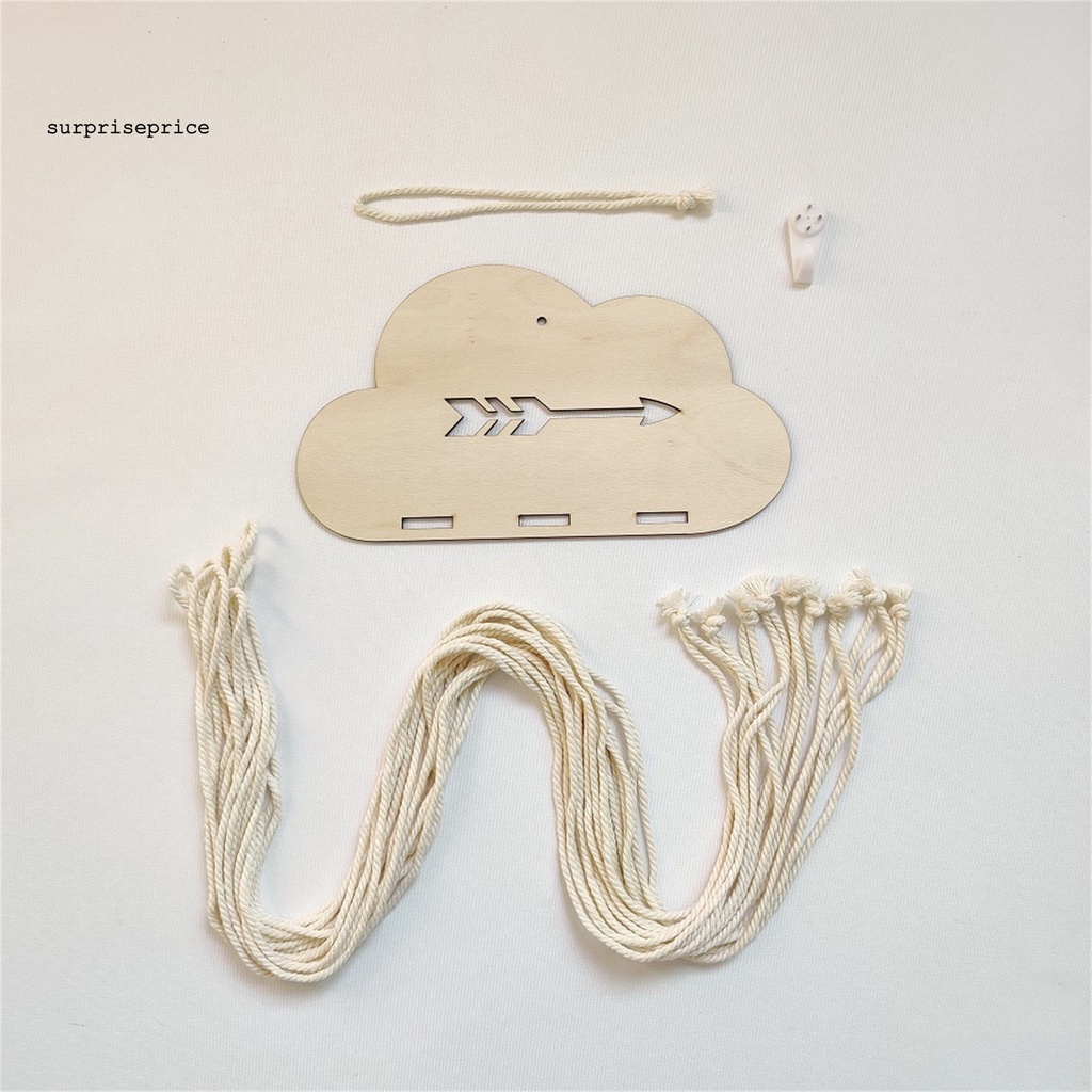 Giỏ Đựng Kẹp Tóc Bằng Cotton Gắn Tường Chịu Tải Tốt Tiện Dụng