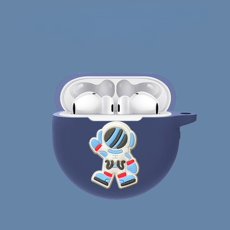 Vỏ Bảo Vệ Hộp Sạc Tai Nghe OPPO Enco Buds 2 Mềm Hình Phi Hành Gia &amp; Hamburger Dễ Thương