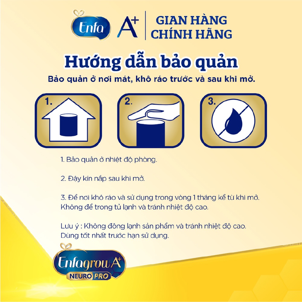 Sữa bột Enfagrow A+ Neuropro 4 - FL HMO Vị Nhạt Dễ Uống – 830g