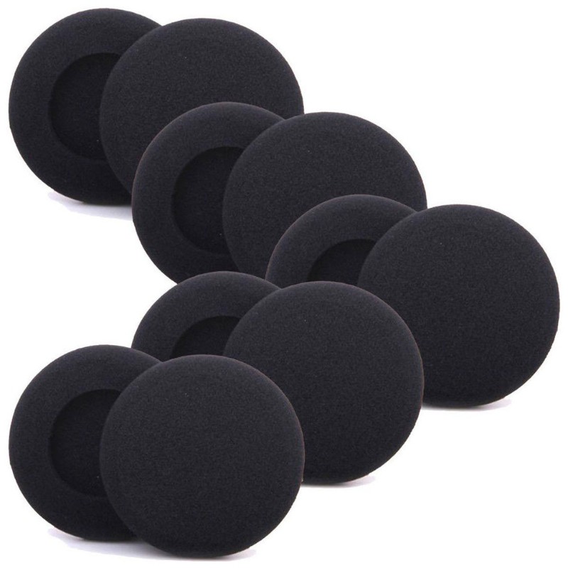 DARK*10Pcs 50mm Soft Sponge Headband Headphone Pad Cushion Headset Cover Replacement