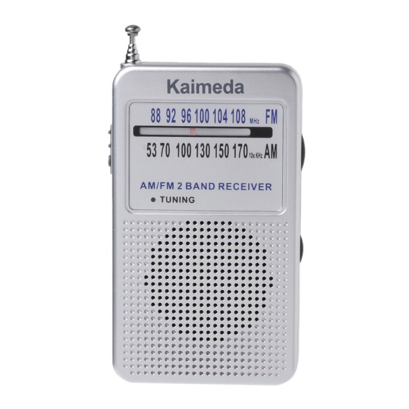 Radio Am / Fm 2 Băng Tần Kỹ Thuật Số Bỏ Túi Hỗ Trợ Thiết Kế Nhỏ Gọn Tiện Dụng