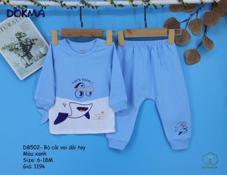 Bộ cài vai dài tay Dokma(db502)