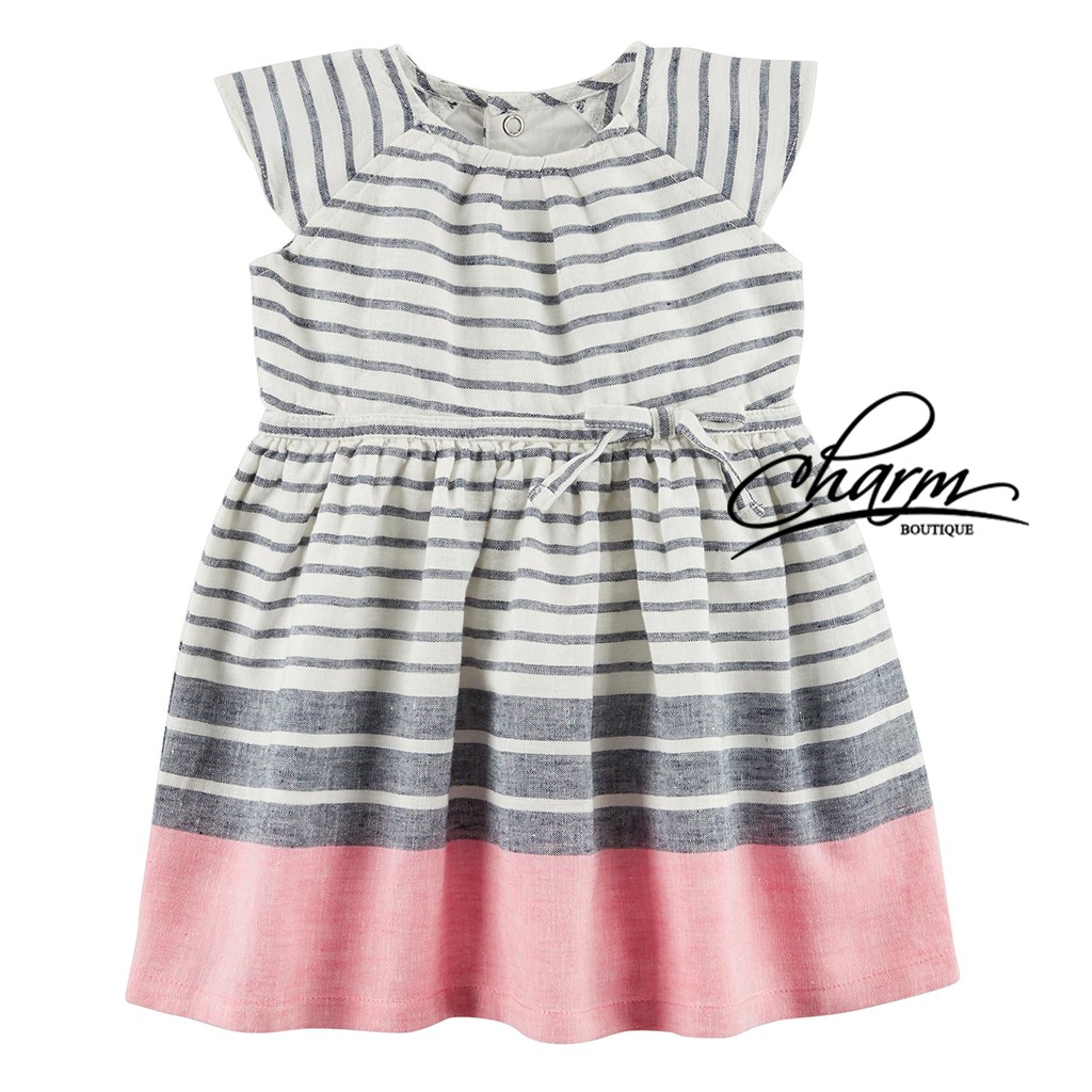 Váy Cho Bé Gái, Đầm Bé Gái Thun CARTER'S Chính Hãng