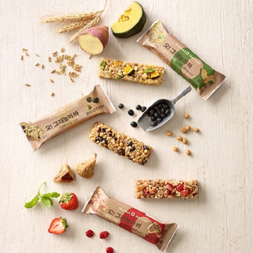 Nuts granola bar 40g Proteinin 12g cacao 141kcal