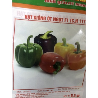 Hạt giống ớt chuông F1 🌶