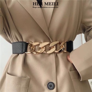 Thắt Lưng Mặt Xích Co Dãn Cực Chất Mặt Kim Loại Cao Cấp Không Rỉ TL31