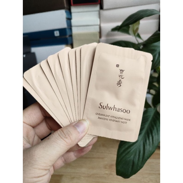 combo 10 gói Mặt nạ ngủ cao cấp Sulwhasoo Overnight Vitalizing Mask