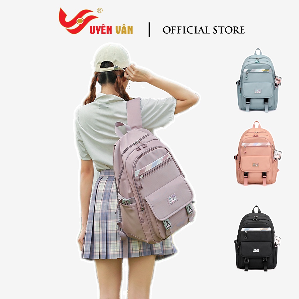 Balo ulzzang đi học học sinh, sinh viên Hàn Quốc chất liệu vải cao cấp chống nước 9380