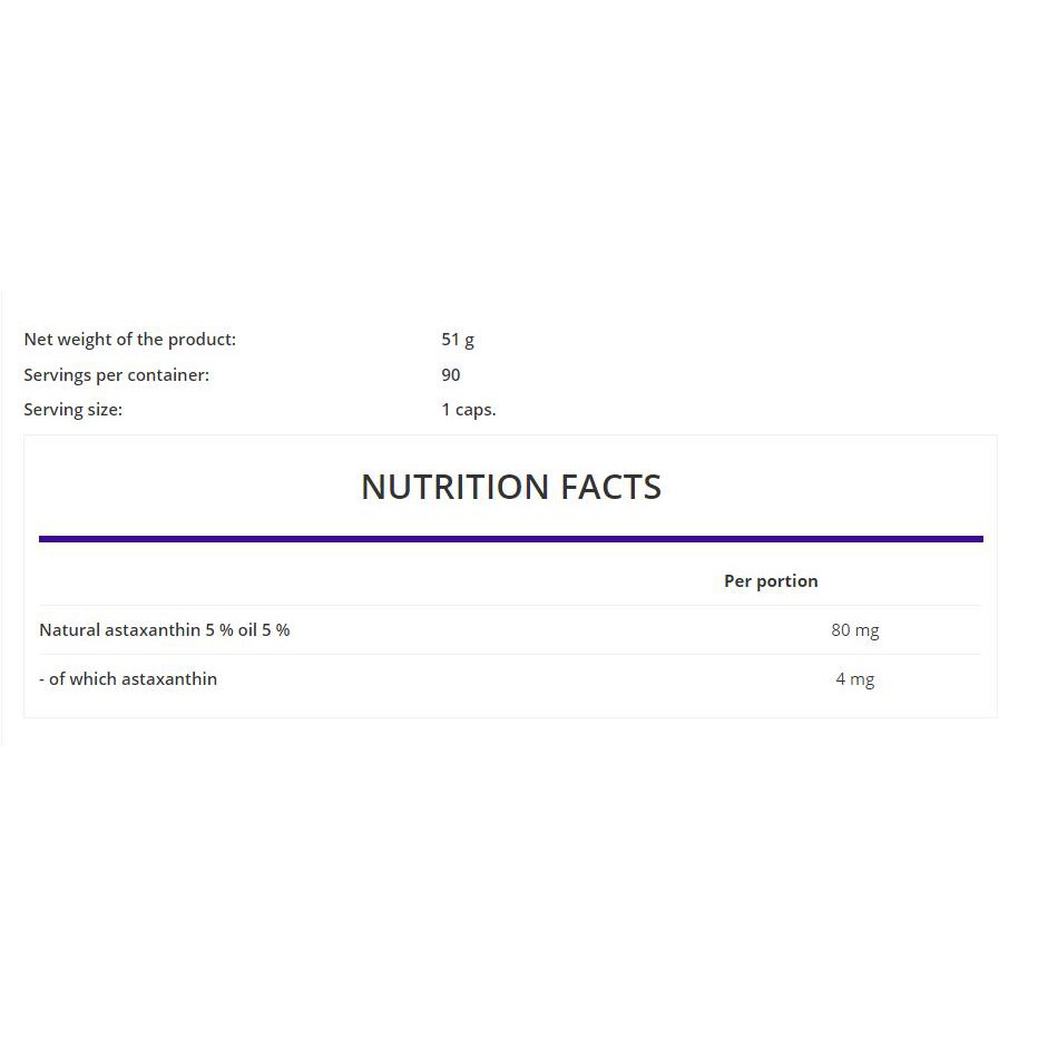 OstroVit Thực Phẩm Chống Lão Hóa - Astaxanthin Forte (90 viên)