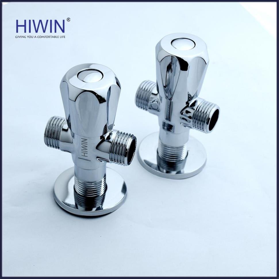 Van T chia nước vòi sen vòi xịt, van giảm áp lực nước chất liệu đồng mặt gương HIWIN JF-3032T