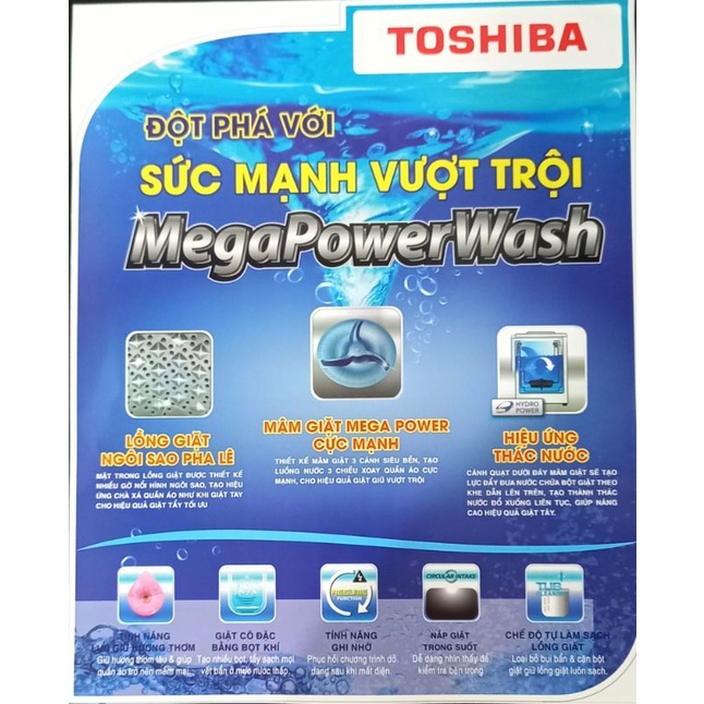 TEM MÁY GIẶT TOSIBA chất lượng