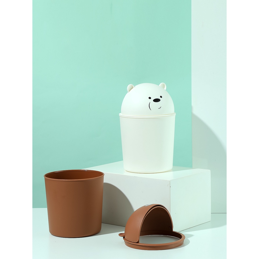 Thùng rác We bare bears Miniso