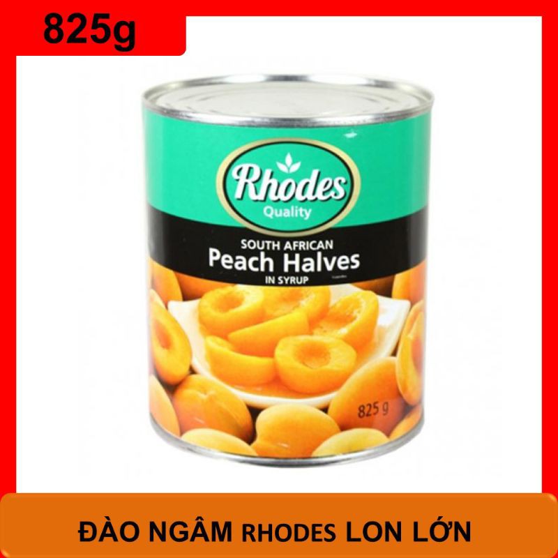 Đào Ngâm Rhodes hộp 825gr