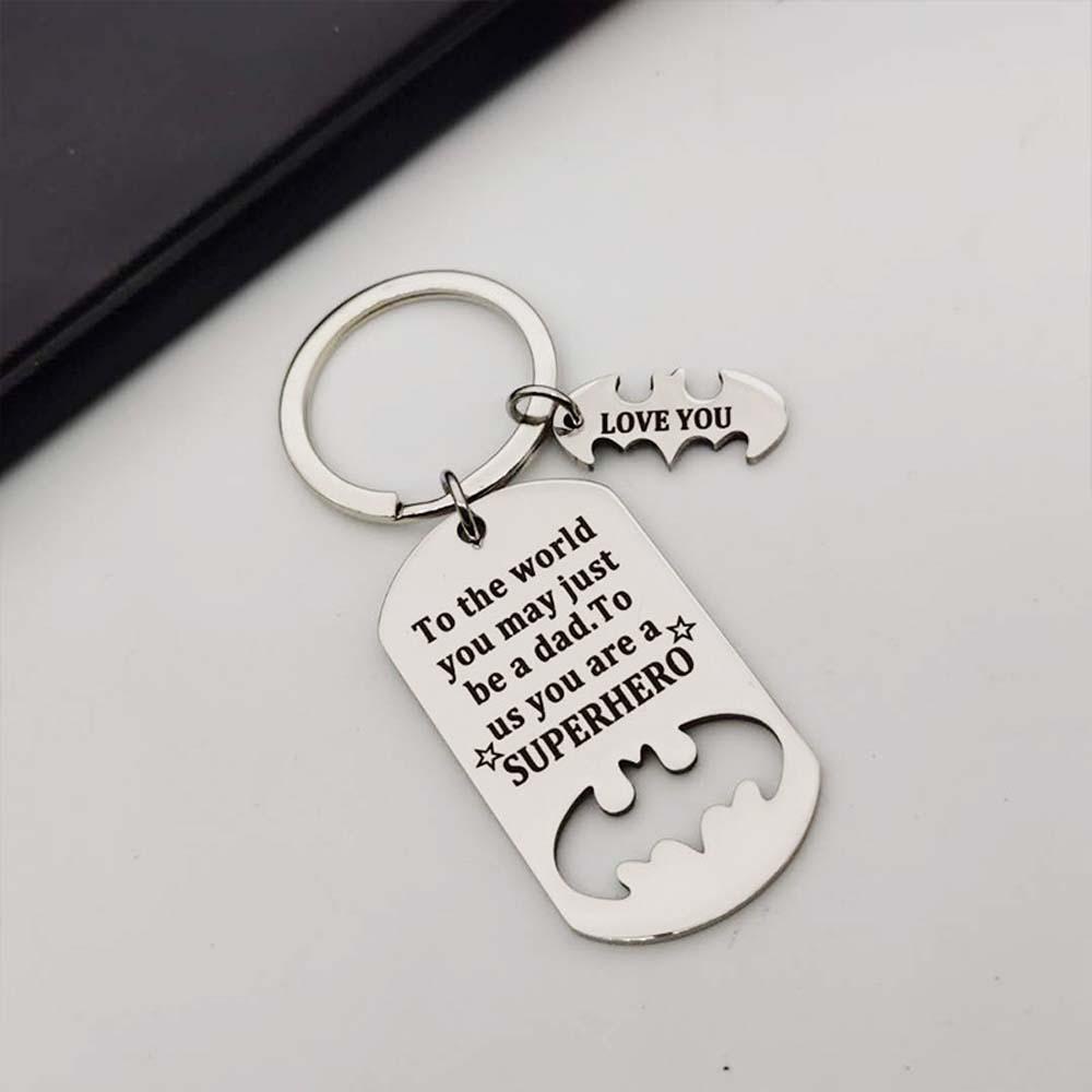 Móc Khóa In Chữ Love You Phong Cách Hàn Quốc Tinh Tế Cho Nữ|Quà Tặng Ngày Của Cha Màu Đen Độc Đáo