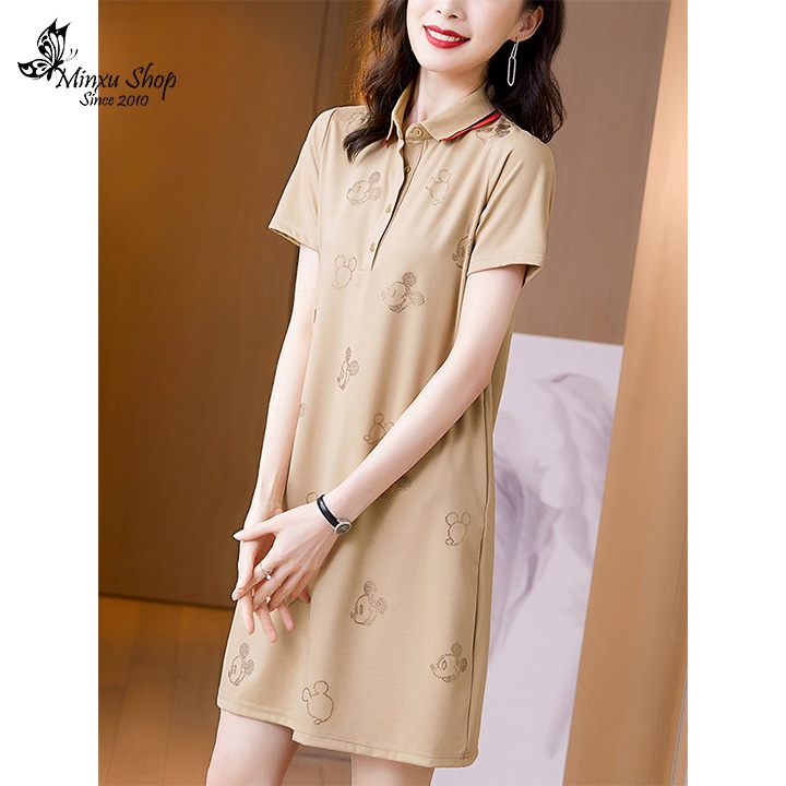 Váy Polo Micky Quảng Châu Cao Cấp, Cá Tính - Năng Động, Mặc Đi Làm, Đi Học, Đi Chơi đều đẹp Mã VM