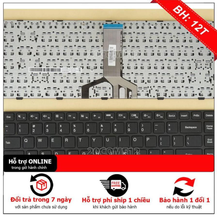 [BH12TH] (KEYBOARD) BÀN PHÍM LAPTOP LENOVO IDEAPAD 100-14IBD dùng cho Ideapad 100-14IBD