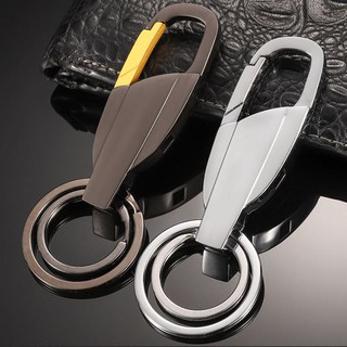 Móc khóa nam cá tính phong cách Chấu Âu hiện đai CM39 chất liệu hợp kim cao cấp